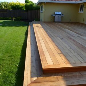 Открытая терраса без ограждения