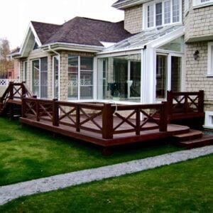 Терраса открытая с ограждением Самба