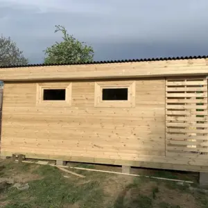 Хозблок деревянный ХБ-063 6х2.3м.
